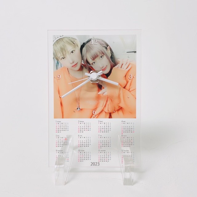 アクリル時計カレンダー(2023)